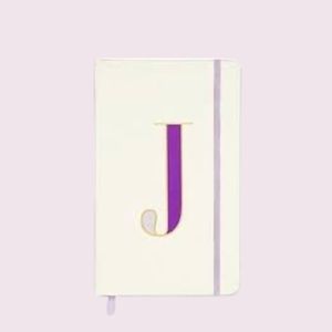Kate Spade New York Large Leatherette Initial “J”Notebook